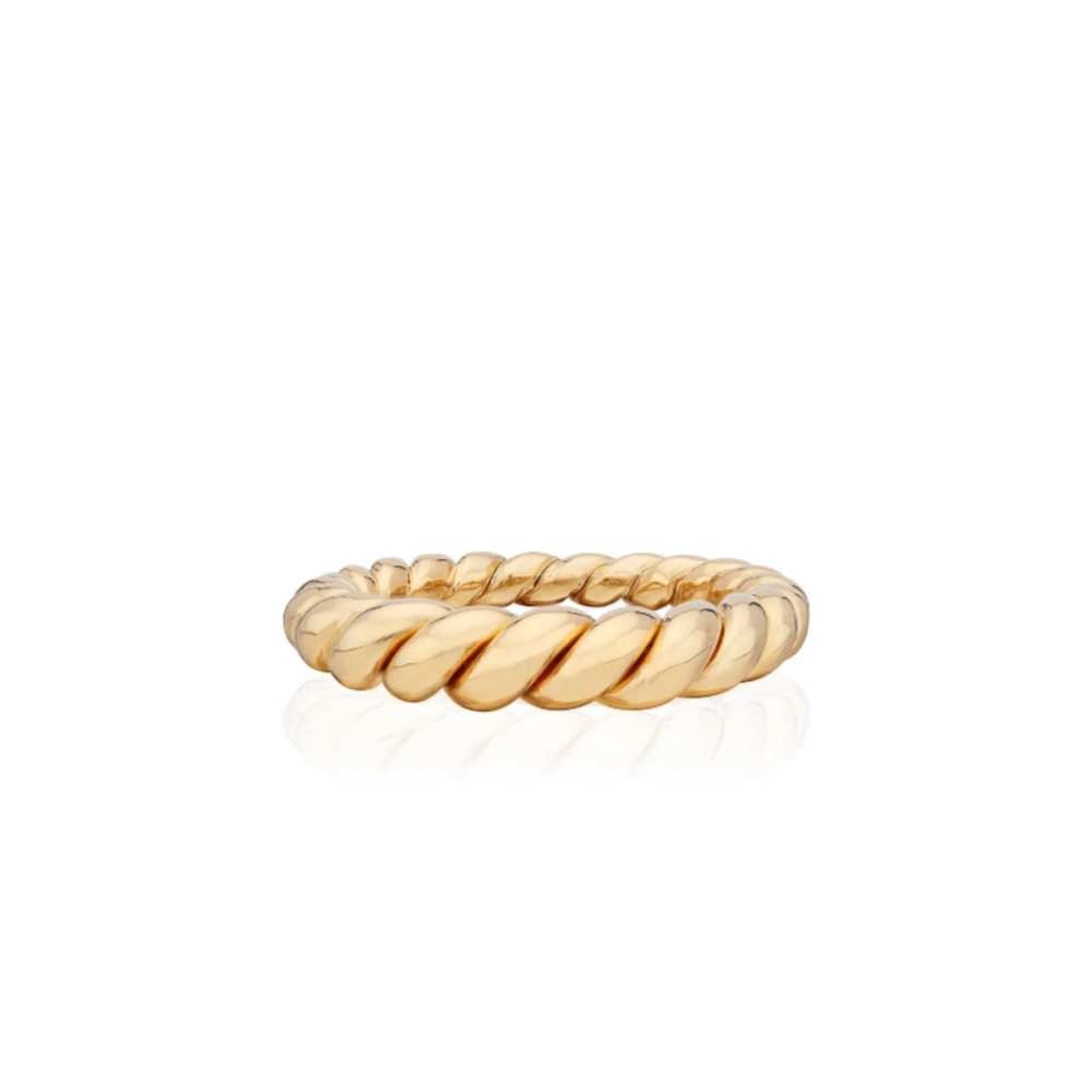 Anna Beck Gold Twisted Rope Ring